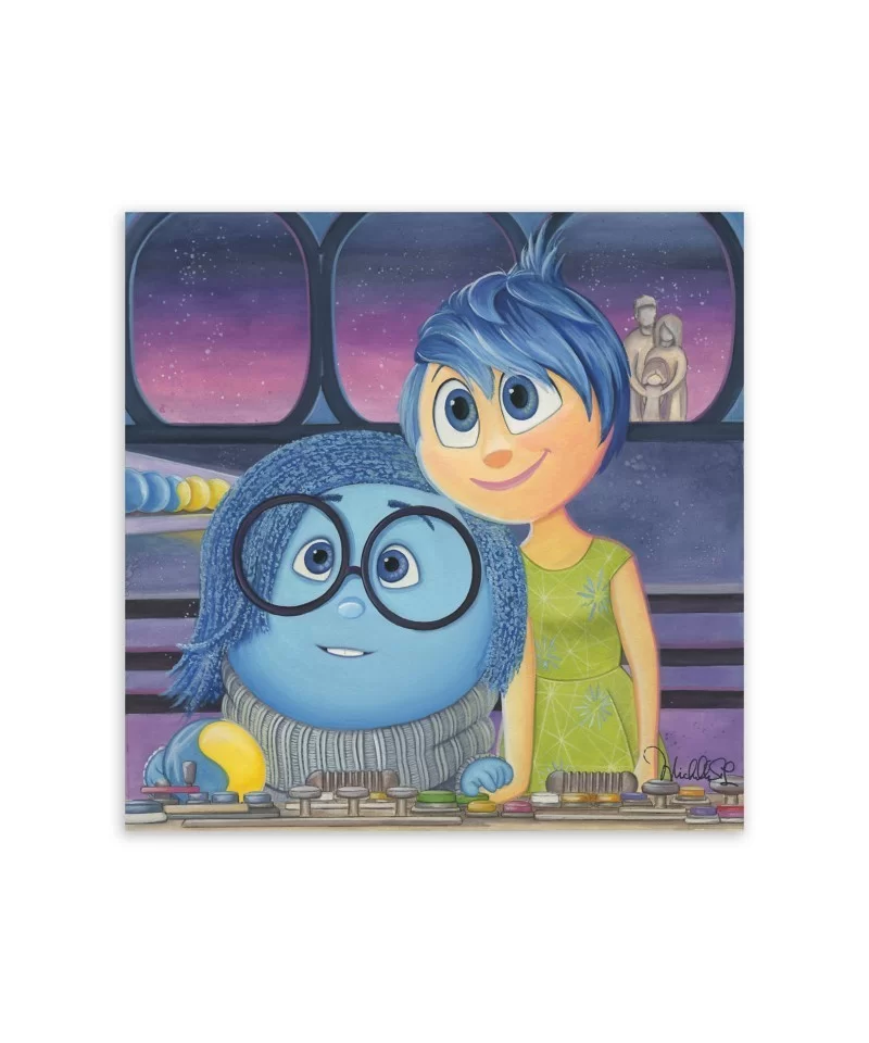 Inside Out ''Joy and Sadness'' Giclée by Michelle St.Laurent – Limited Edition $57.60 COLLECTIBLES