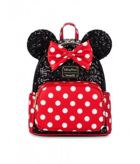 Minnie Mouse Sequined Loungefly Mini Backpack $25.34 ADULTS