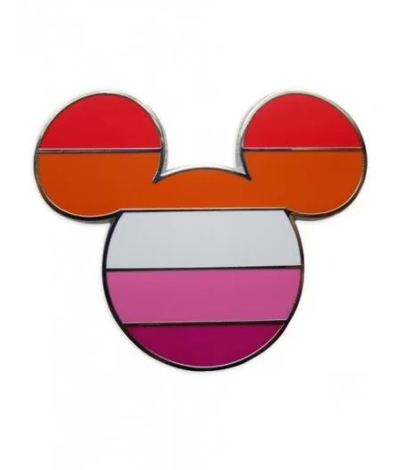 Disney Pride Collection Mickey Mouse Icon Pin – Lesbian Flag $4.20 COLLECTIBLES