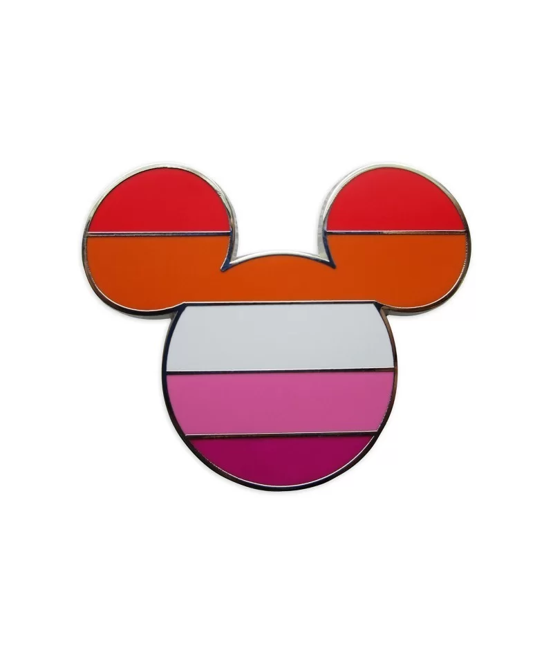 Disney Pride Collection Mickey Mouse Icon Pin – Lesbian Flag $4.20 COLLECTIBLES