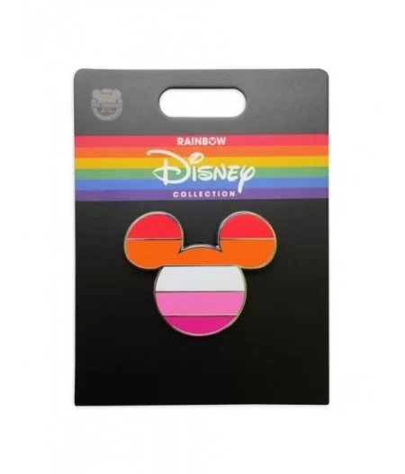 Disney Pride Collection Mickey Mouse Icon Pin – Lesbian Flag $4.20 COLLECTIBLES