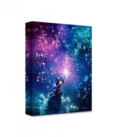 ''Sorcerer Mickey'' Gallery Wrapped Canvas by Rodel Gonzalez – Limited Edition $49.20 COLLECTIBLES