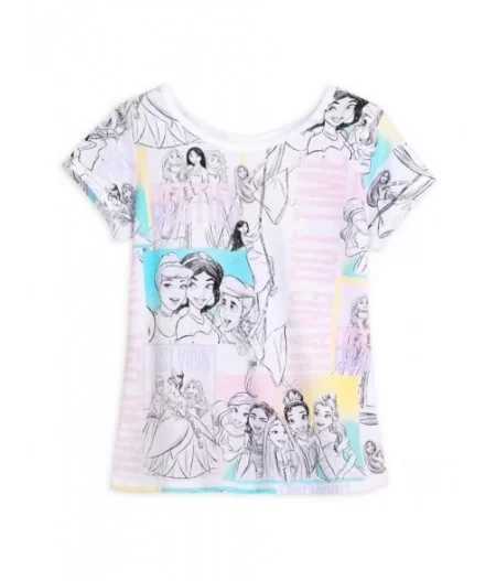 Disney Princess Fashion T-Shirt for Girls – Sensory Friendly $6.24 GIRLS