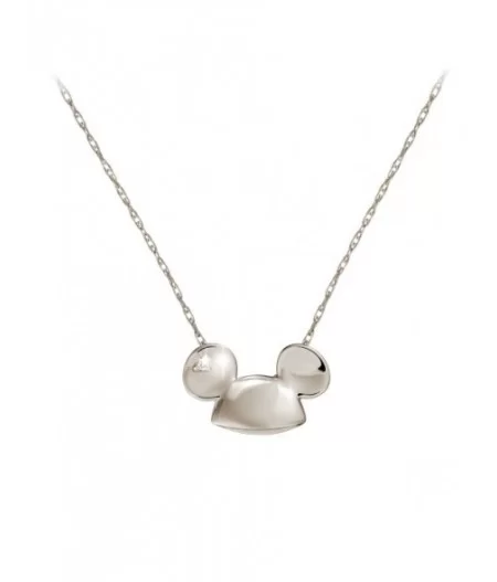 Mickey Mouse Diamond Necklace – 18 Karat Gold – Ear Hat $459.68 ADULTS