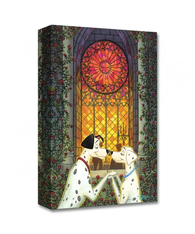 Pongo and Perdita ''101 Roses'' Giclée on Canvas by Tim Rogerson $44.39 HOME DECOR