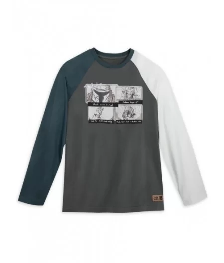 Star Wars: The Mandalorian Long Sleeve T-Shirt for Adults $9.21 MEN