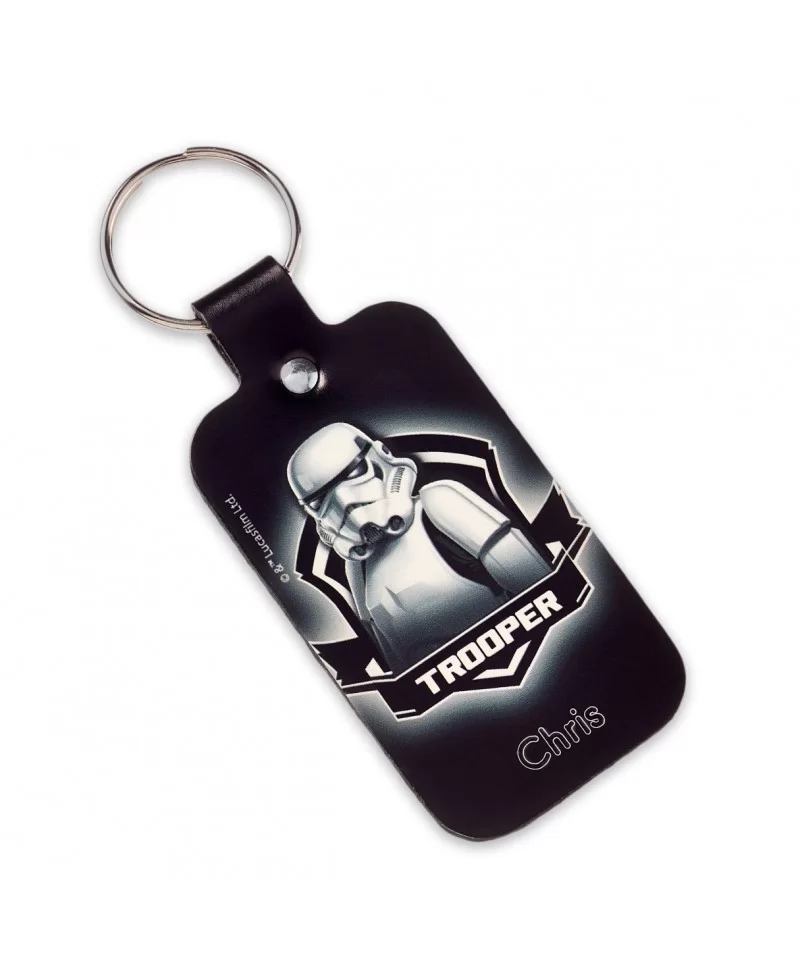 Stormtrooper Leather Keychain – Star Wars – Personalizable $4.68 ADULTS