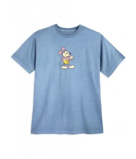 Mickey Mouse Genuine Mousewear T-Shirt for Adults – Blue $7.04 MEN