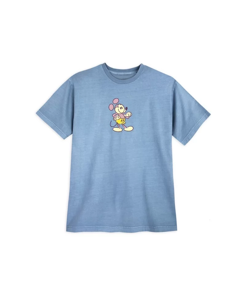 Mickey Mouse Genuine Mousewear T-Shirt for Adults – Blue $7.04 MEN