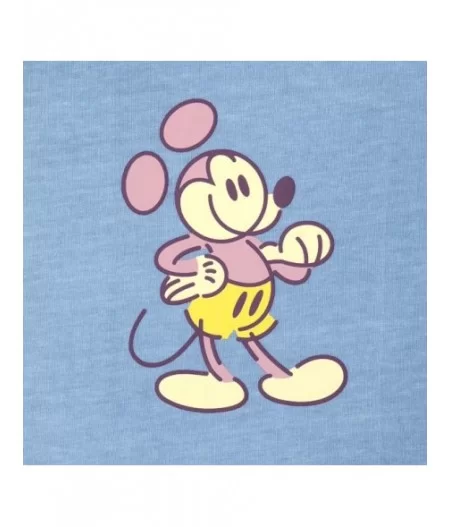 Mickey Mouse Genuine Mousewear T-Shirt for Adults – Blue $7.04 MEN