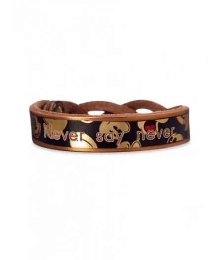 Mickey Mouse Braid Leather Bracelet – Personalizable $3.35 KIDS