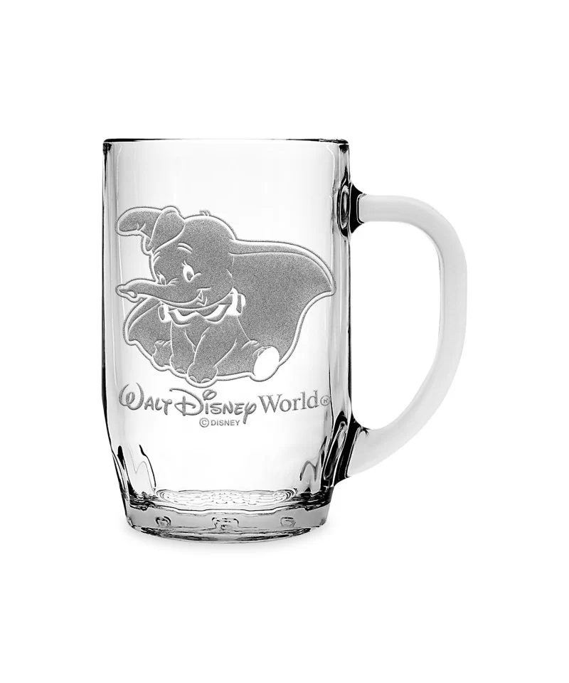 Dumbo Glass Mug by Arribas – Walt Disney World – Personalized $5.76 TABLETOP