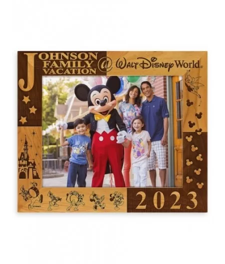 Walt Disney World 2023 Photo Frame by Arribas – 8'' x 10'' – Personalized $20.86 HOME DECOR