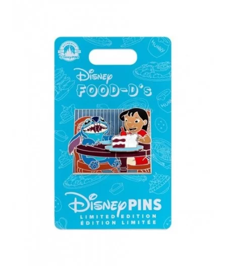 Lilo & Stitch Pin – Food-D's – Limited Edition $6.24 COLLECTIBLES