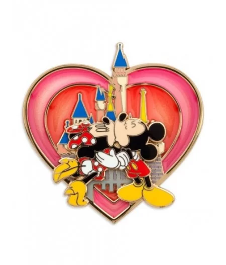 Mickey and Minnie Mouse Kissing Pin $4.57 COLLECTIBLES