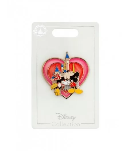 Mickey and Minnie Mouse Kissing Pin $4.57 COLLECTIBLES