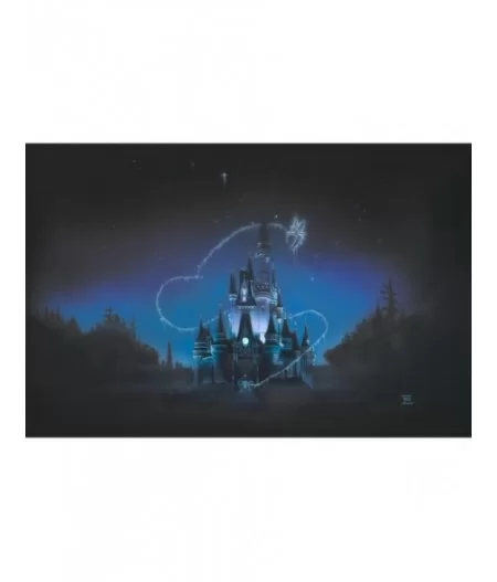 Cinderella Castle ''40 Magical Years'' Giclée by Noah $57.40 COLLECTIBLES