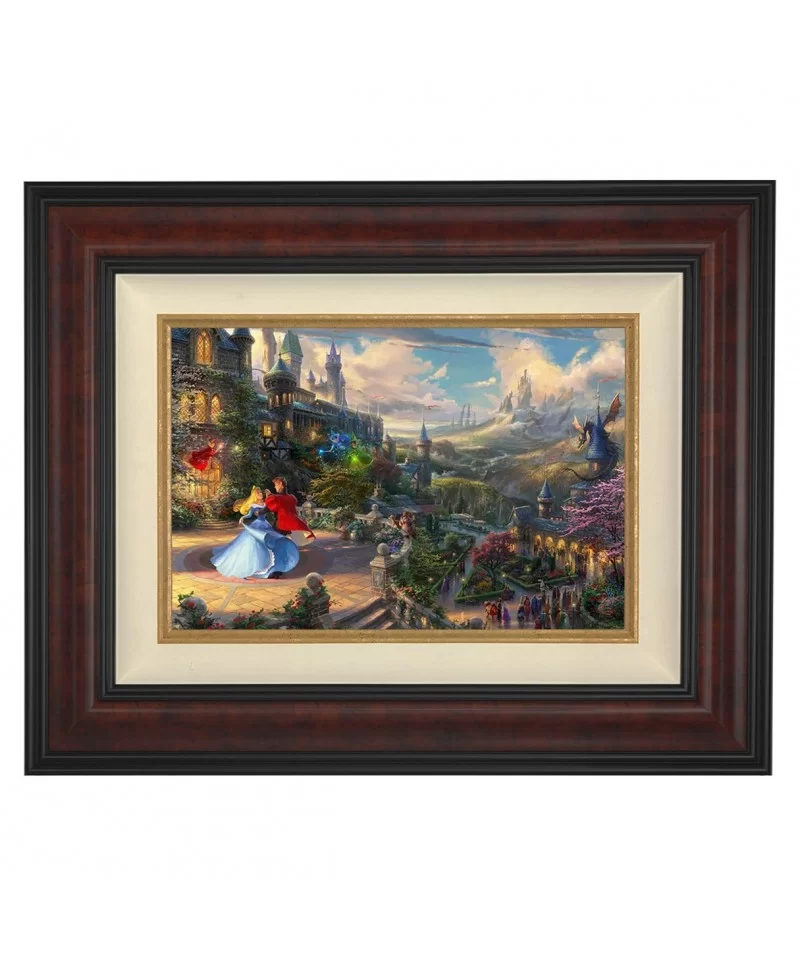 ''Sleeping Beauty Dancing in the Enchanted Light'' Framed Limited Edition Canvas by Thomas Kinkade Studios $336.00 HOME DECOR