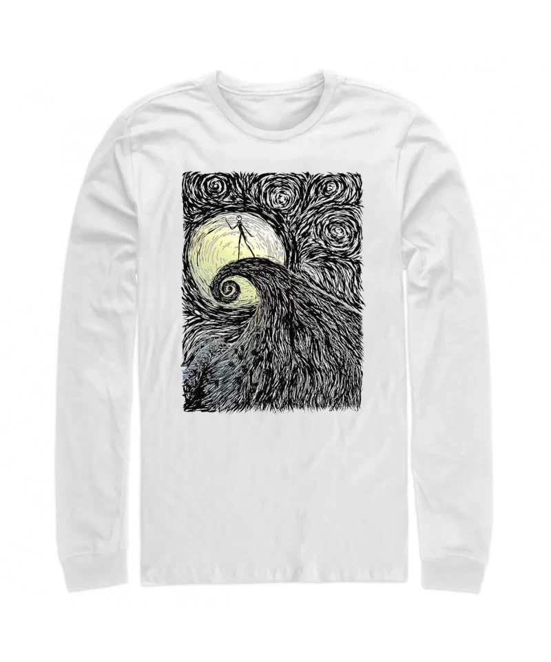 Jack Skellington Long Sleeve T-Shirt for Adults – The Nightmare Before Christmas $9.84 UNISEX