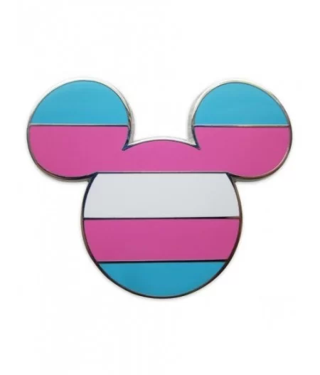 Disney Pride Collection Mickey Mouse Icon Pin – Transgender Flag $4.80 COLLECTIBLES