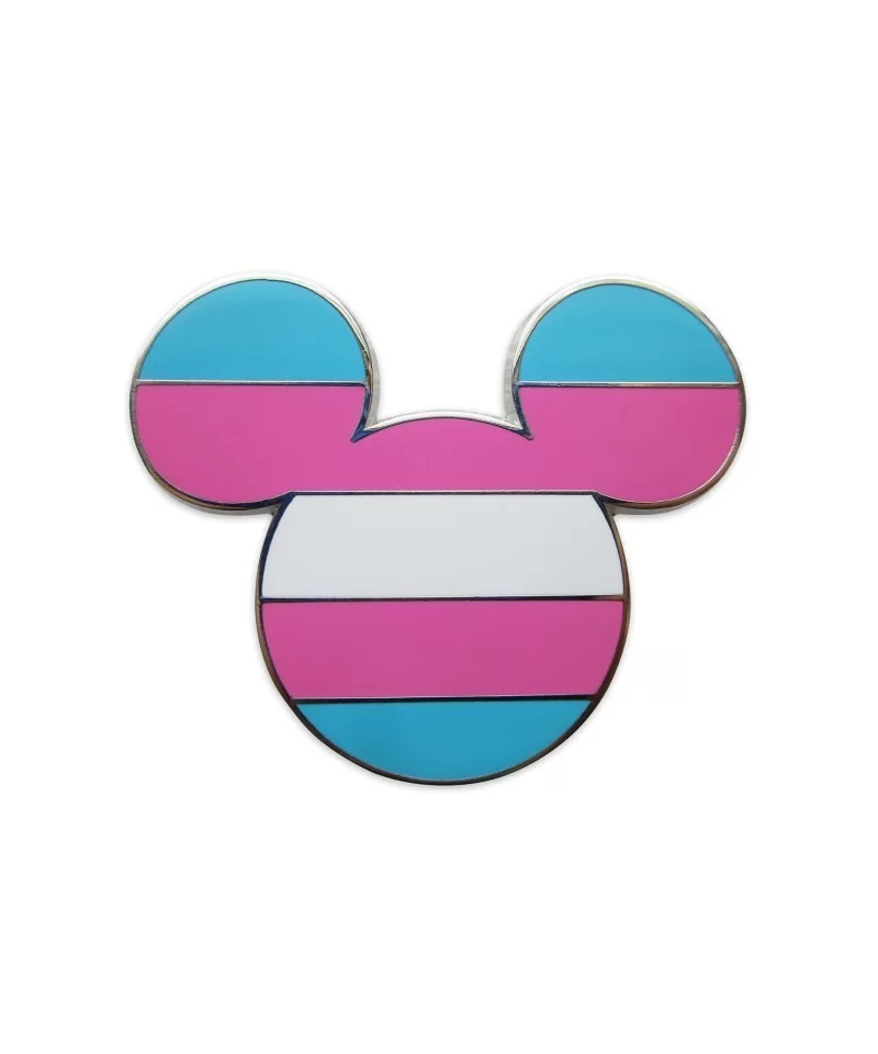 Disney Pride Collection Mickey Mouse Icon Pin – Transgender Flag $4.80 COLLECTIBLES