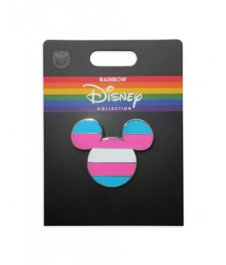 Disney Pride Collection Mickey Mouse Icon Pin – Transgender Flag $4.80 COLLECTIBLES