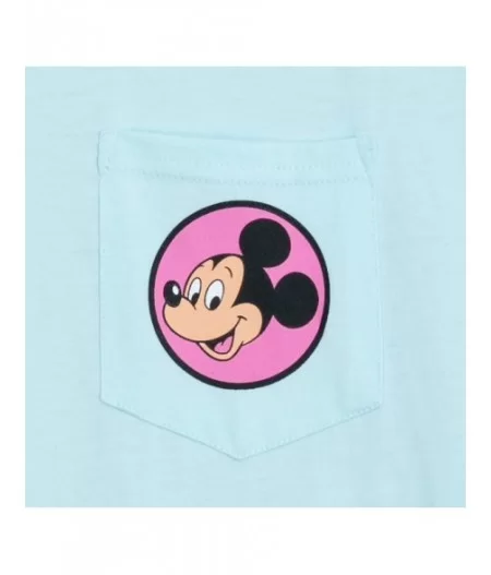 Mickey Mouse and Friends Pocket T-Shirt for Adults $7.92 UNISEX