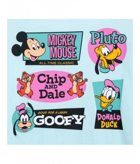 Mickey Mouse and Friends Pocket T-Shirt for Adults $7.92 UNISEX