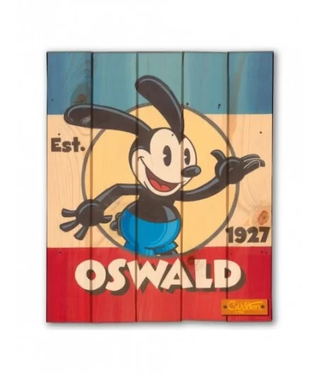 Oswald the Lucky Rabbit ''American Classic'' Signed Giclée on Wood by Trevor Carlton – Limited Edition $160.00 COLLECTIBLES