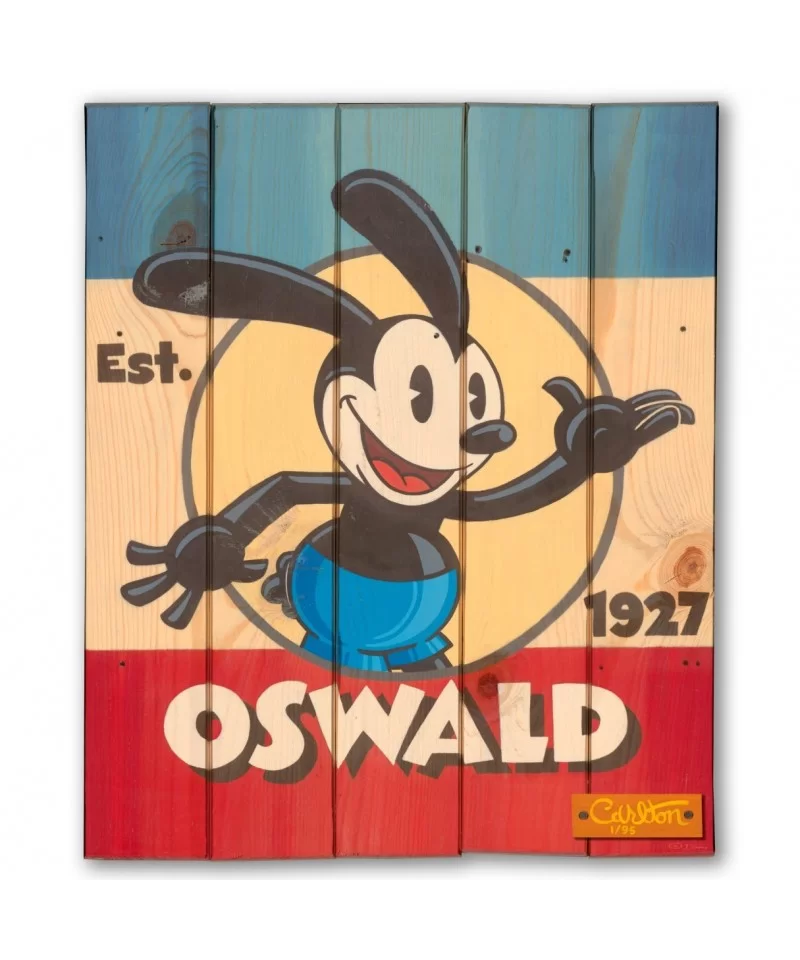 Oswald the Lucky Rabbit ''American Classic'' Signed Giclée on Wood by Trevor Carlton – Limited Edition $160.00 COLLECTIBLES