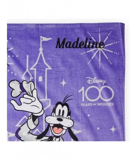 Mickey Mouse and Friends Disney100 Beach Towel – Disneyland – Personalized $11.76 BED & BATH