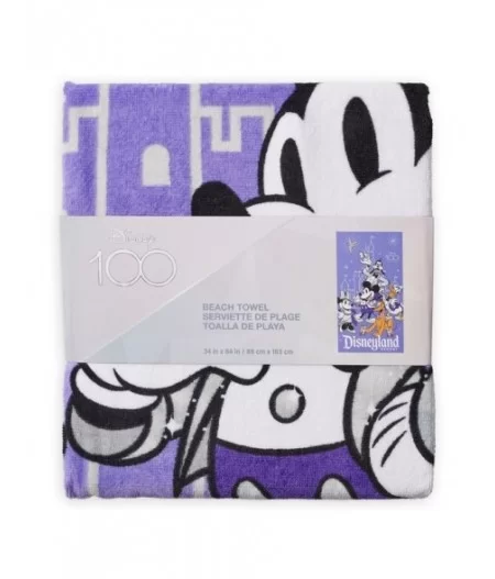 Mickey Mouse and Friends Disney100 Beach Towel – Disneyland – Personalized $11.76 BED & BATH