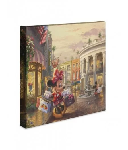 ''Minnie Rocks the Dots on Rodeo Drive'' Gallery Wrapped Canvas by Thomas Kinkade Studios $38.72 COLLECTIBLES