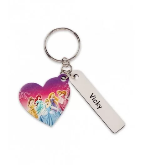 Disney Princess Heart Leather Keychain – Personalizable $3.15 ADULTS