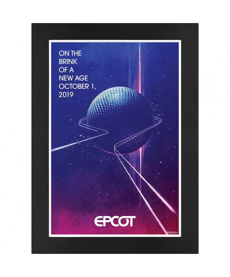 EPCOT 2019 Opening Matted Print $13.44 HOME DECOR