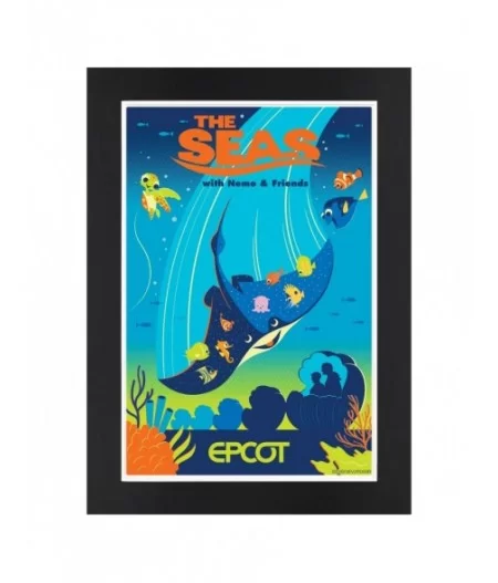 EPCOT The Seas with Nemo & Friends Matted Print $16.00 HOME DECOR