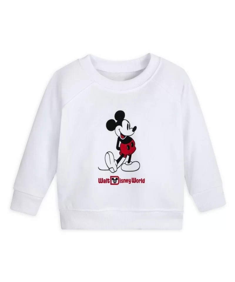 Mickey Mouse Classic Sweatshirt for Baby – Walt Disney World – White $6.48 UNISEX