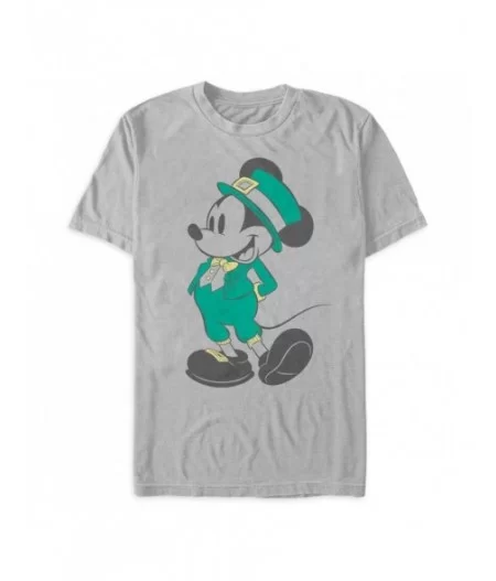 Mickey Mouse St. Patrick's Day T-Shirt for Adults $8.20 WOMEN