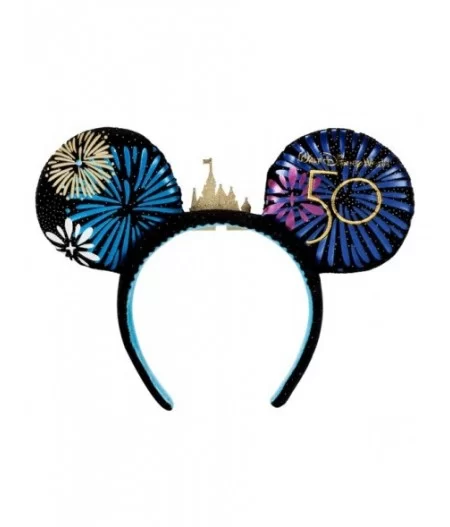 Mickey Mouse: The Main Attraction Ear Headband for Adults – Cinderella Castle Fireworks – Limited Release $7.19 ADULTS