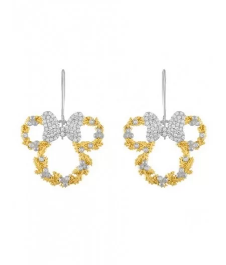 Minnie Mouse Snowflake Earrings by Rebecca Hook $60.20 ADULTS