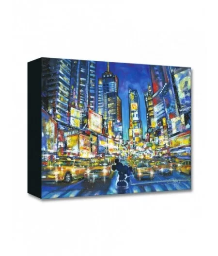 Mickey and Minnie Mouse ''You Me and the City'' Giclée on Canvas by Stephen Fishwick $59.98 HOME DECOR