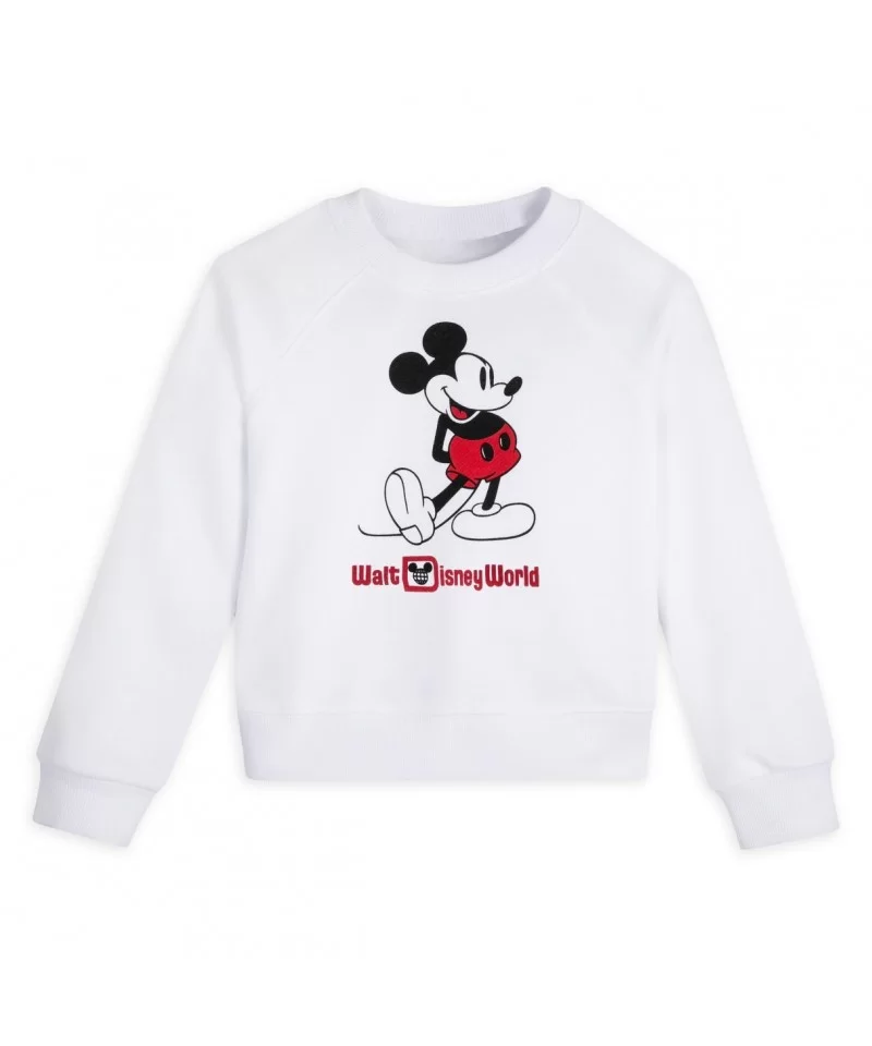 Mickey Mouse Classic Sweatshirt for Kids – Walt Disney World – White $13.44 UNISEX