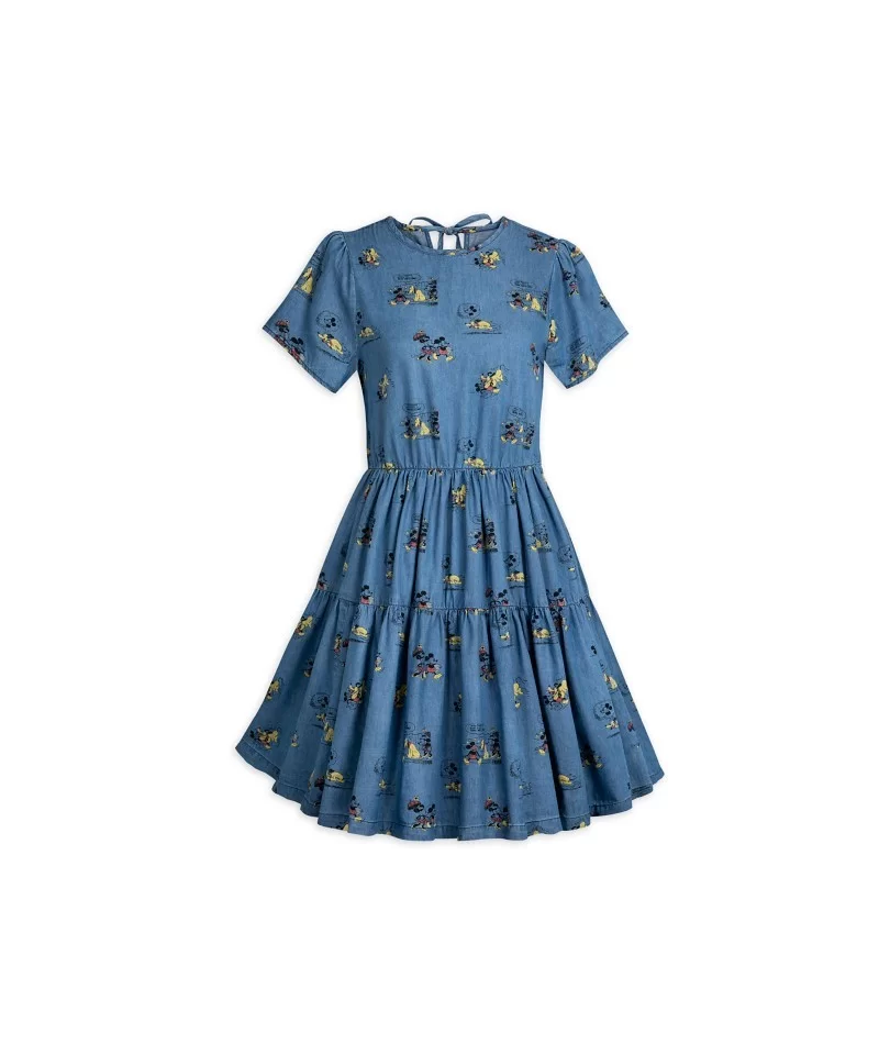 Mickey and Friends Chambray Dress for Women by Our Universe $22.40 WOMEN