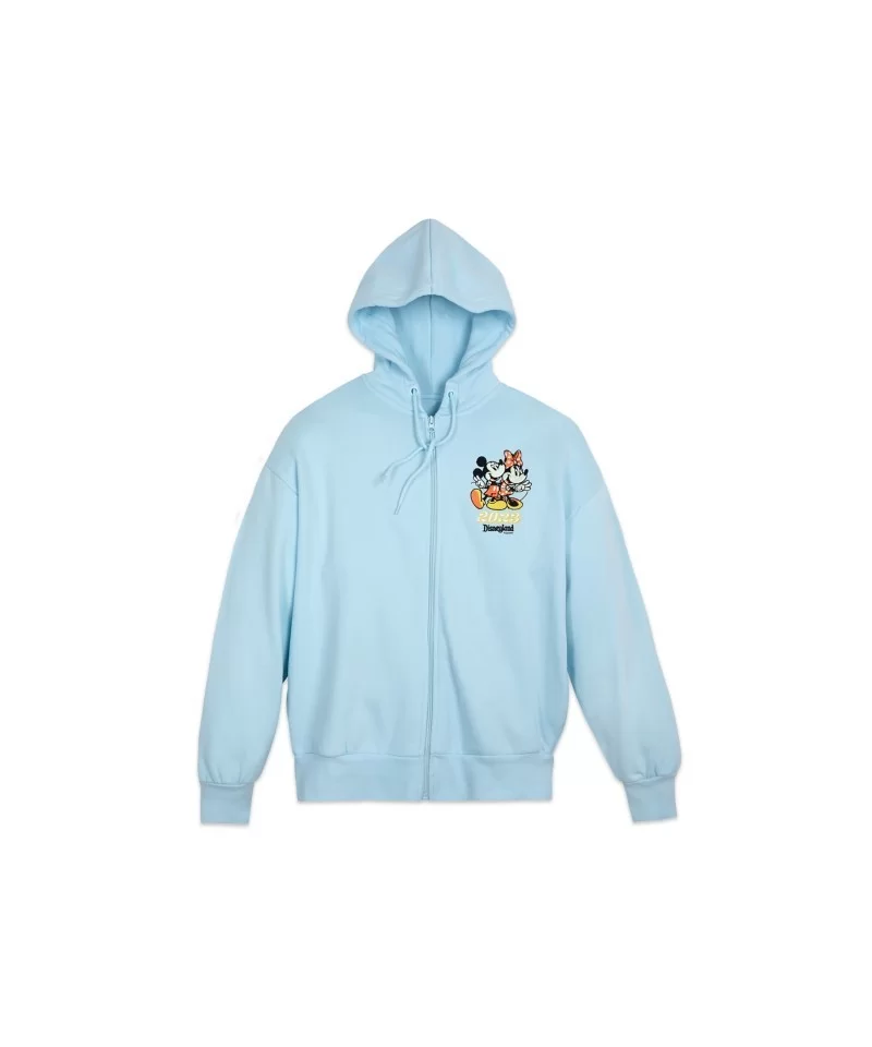 Mickey and Minnie Mouse Zip Hoodie for Women – Disneyland 2023 $11.64 WOMEN