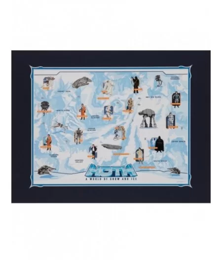 Hoth Deluxe Print – Star Wars $12.60 HOME DECOR