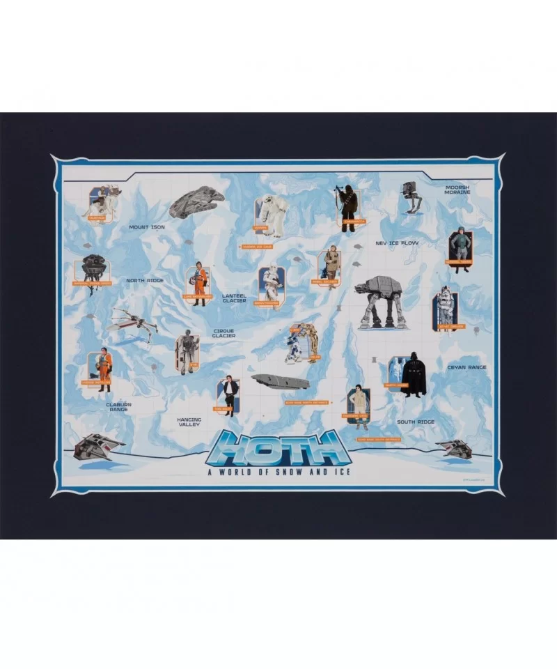 Hoth Deluxe Print – Star Wars $12.60 HOME DECOR