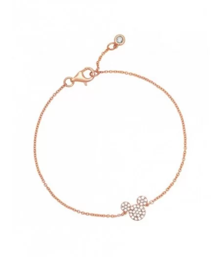 Mickey Mouse Icon Bracelet by CRISLU – Rose Gold $23.56 ADULTS