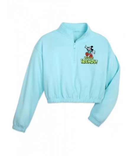 Mickey Mouse Crop Pullover for Women $10.91 WOMEN