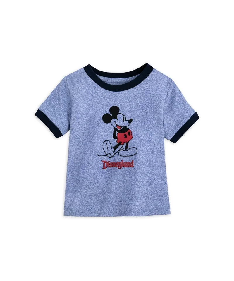 Mickey Mouse Classic Ringer T-Shirt for Baby – Disneyland – Blue $5.44 GIRLS