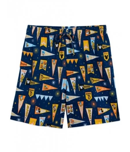 Mickey Mouse and Friends Pennant Flag Sleep Shorts for Adults – Disneyland 2023 $11.54 MEN